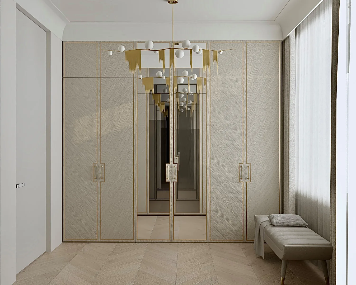 Air. Dressing Room, interior design project