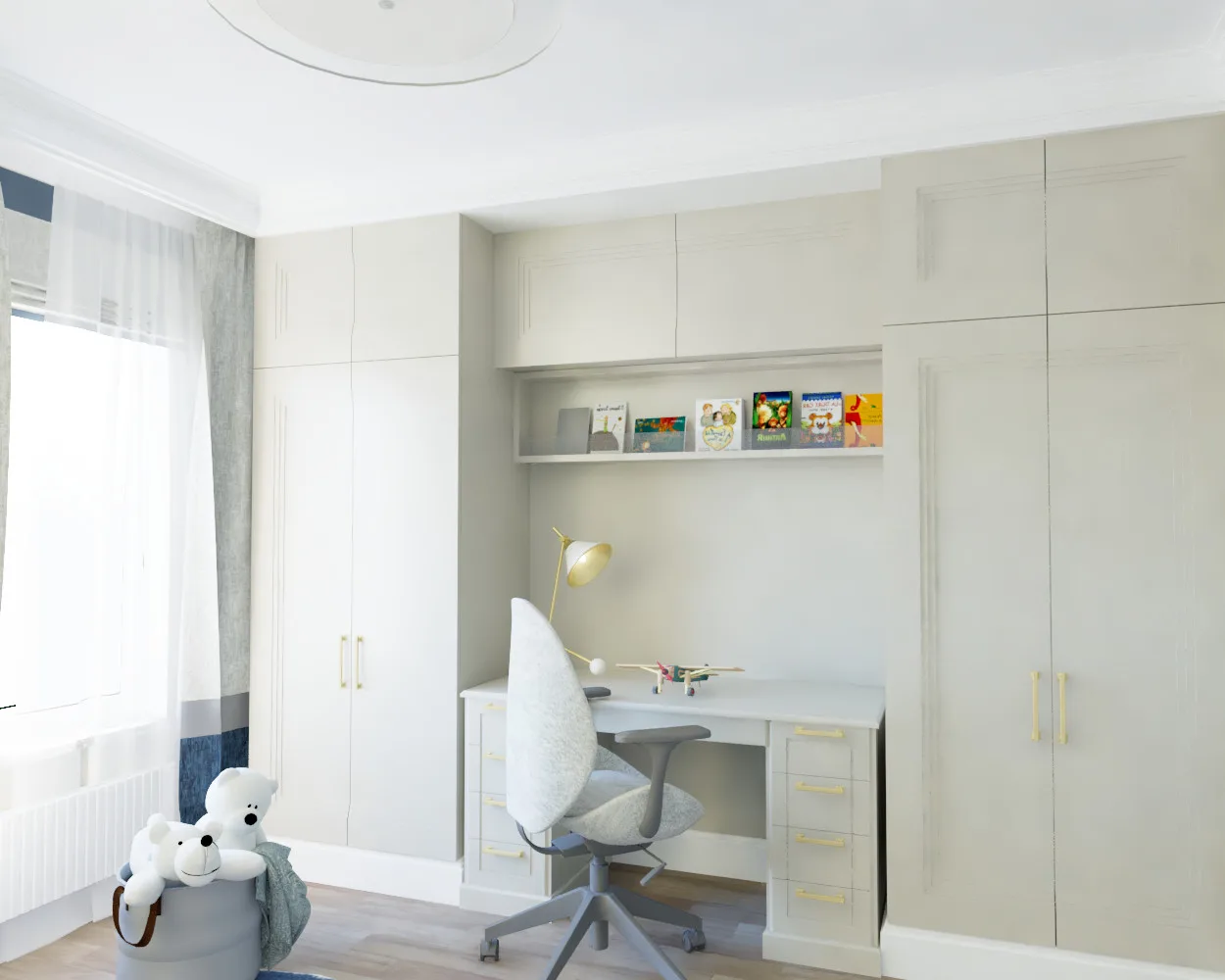 Vidny. Son's Room, interior design project