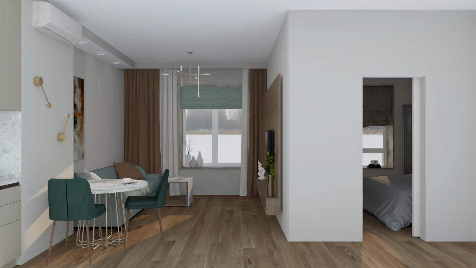Vivaldi. Second Living Room, interior design project