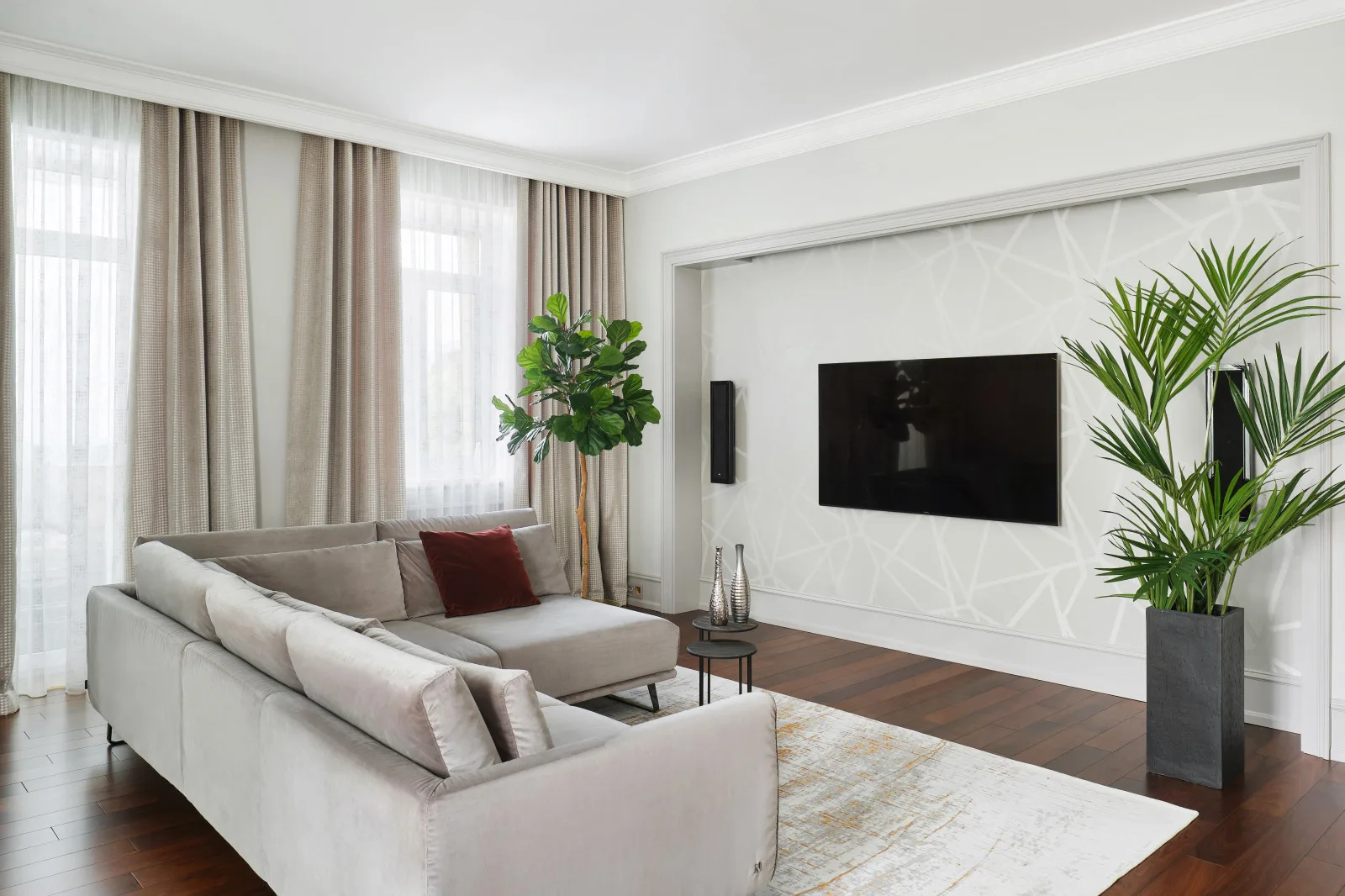 Novaya Istoriya. Living Room, interior design project