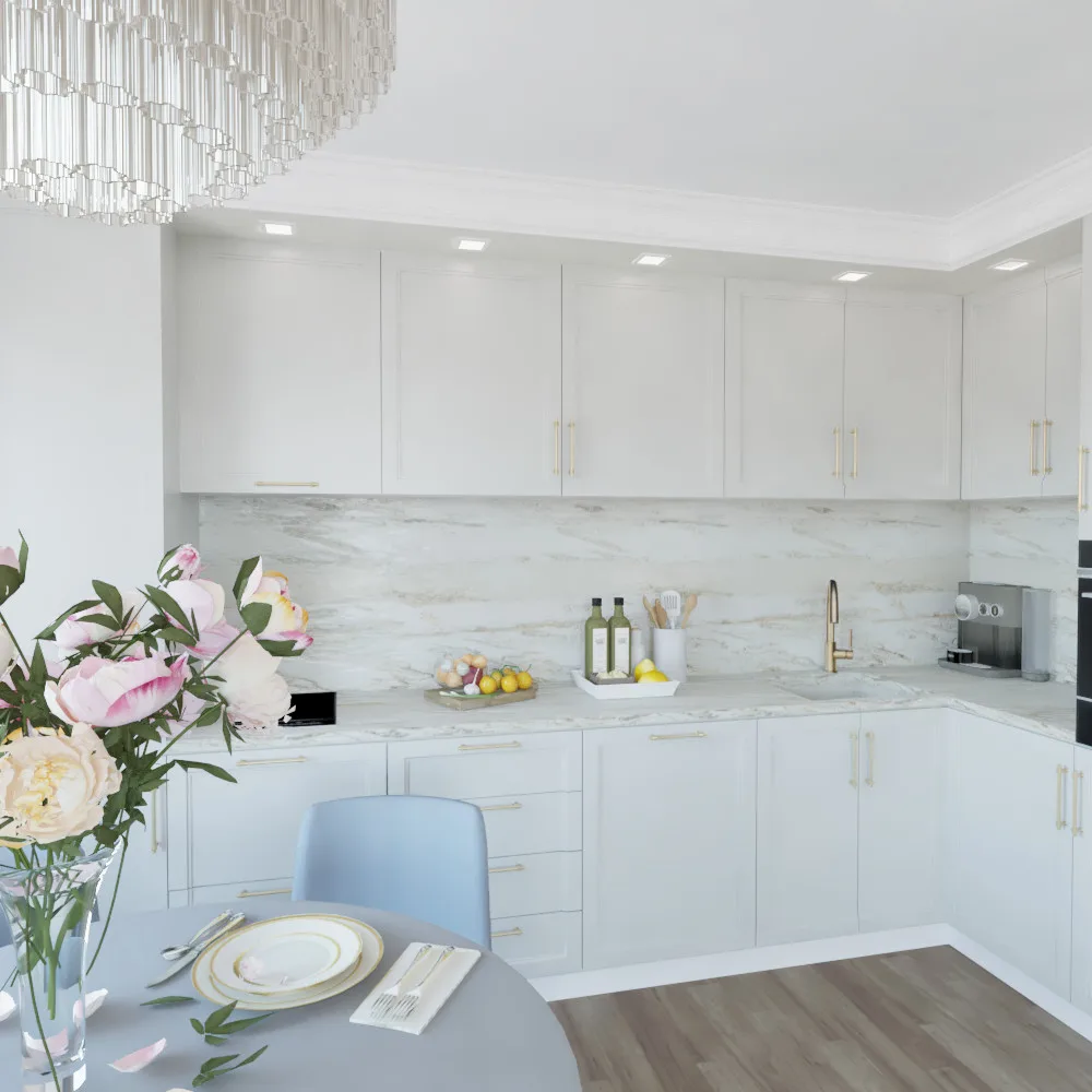 Vidny. Kitchen, interior design project