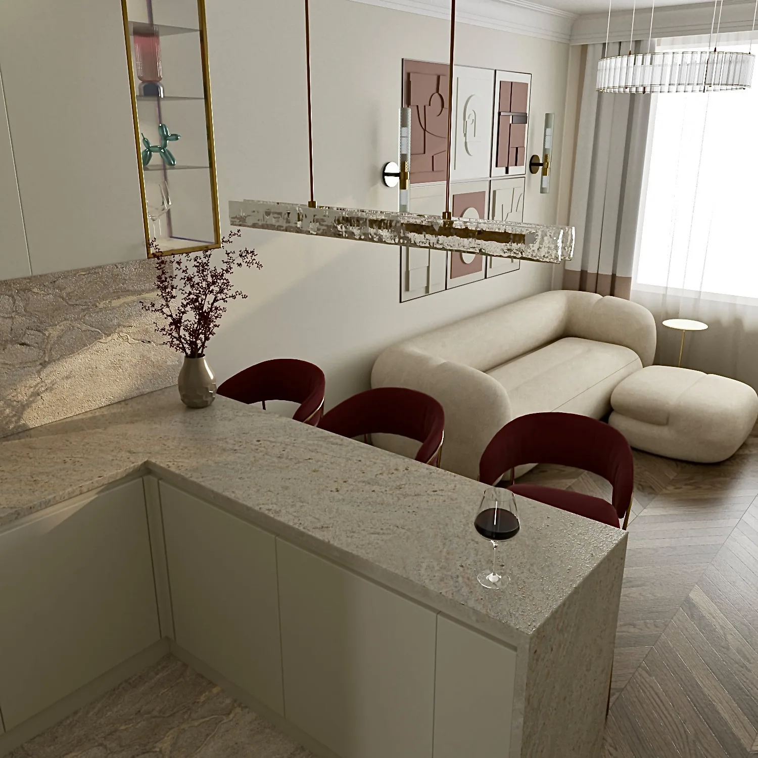 Patrushevo Apartment. Living Room