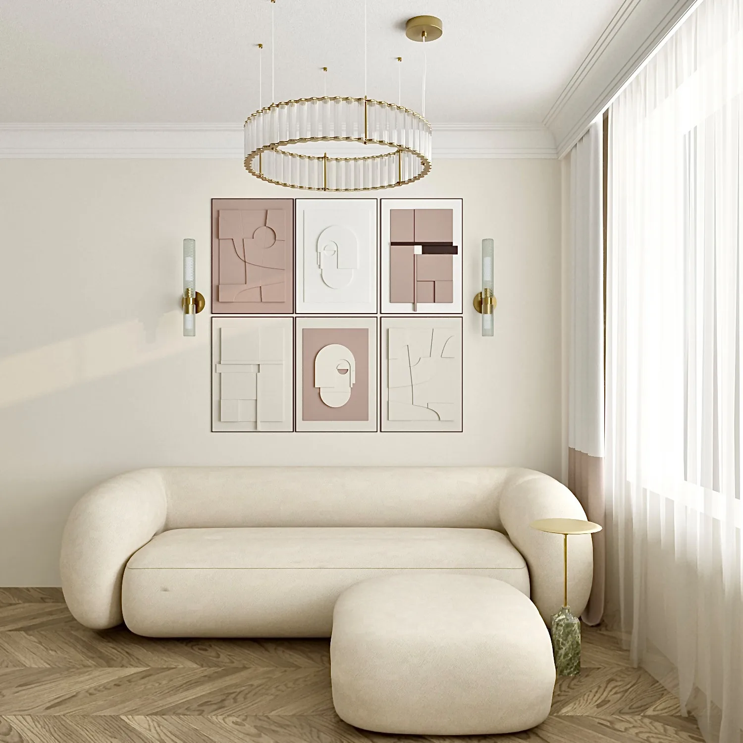 Patrushevo Apartment. Living Room