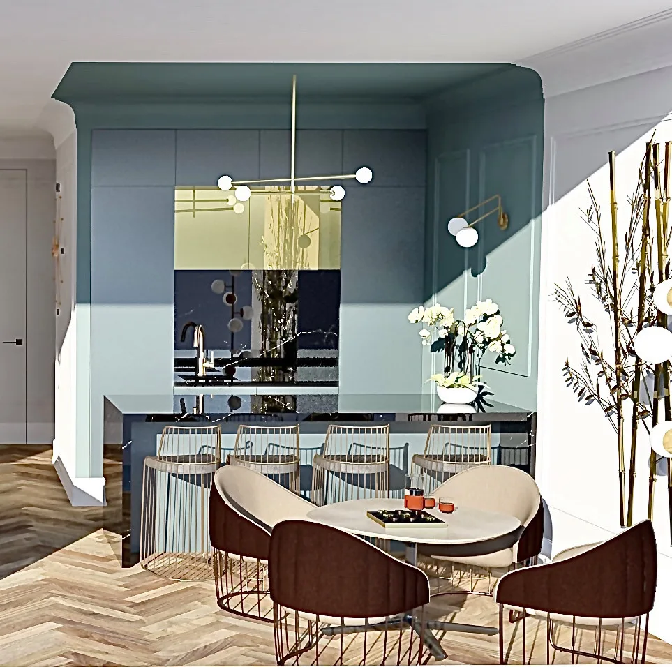 Salyut Living Room, interior design project