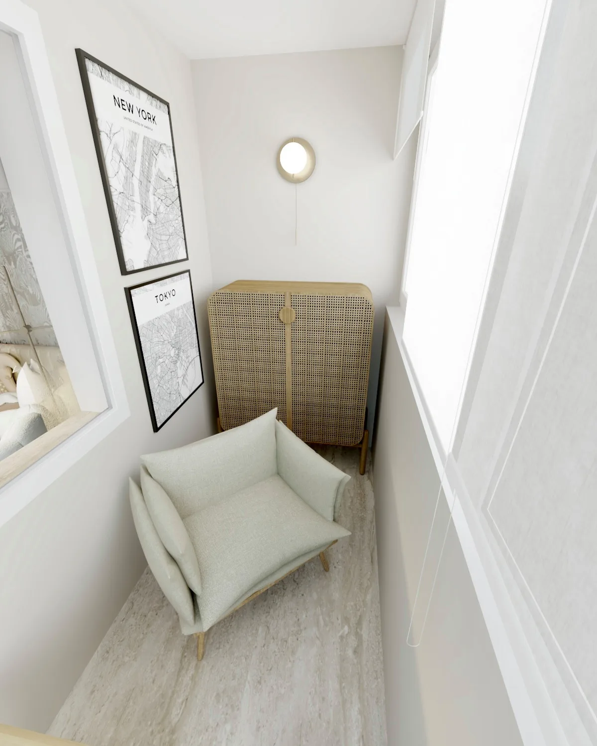 Vanilnoe Nebo Balcony (Living Room)