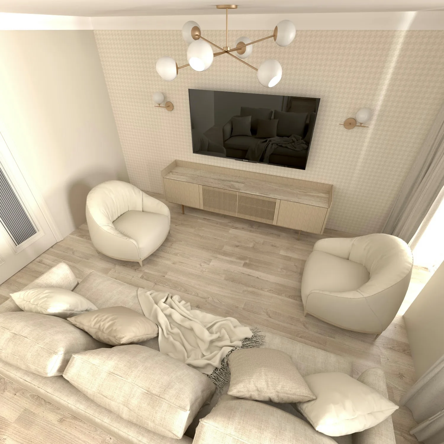 Vanilnoe Nebo Living Room
